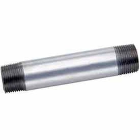 ANVIL 2 In X 2-1/2 In Galvanized Steel Pipe Nipple 150 PSI Lead Free 831037205